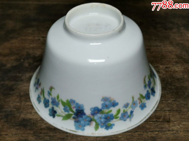 民国时期景德镇窑瓷器江西改良瓷底款贴花茶碗