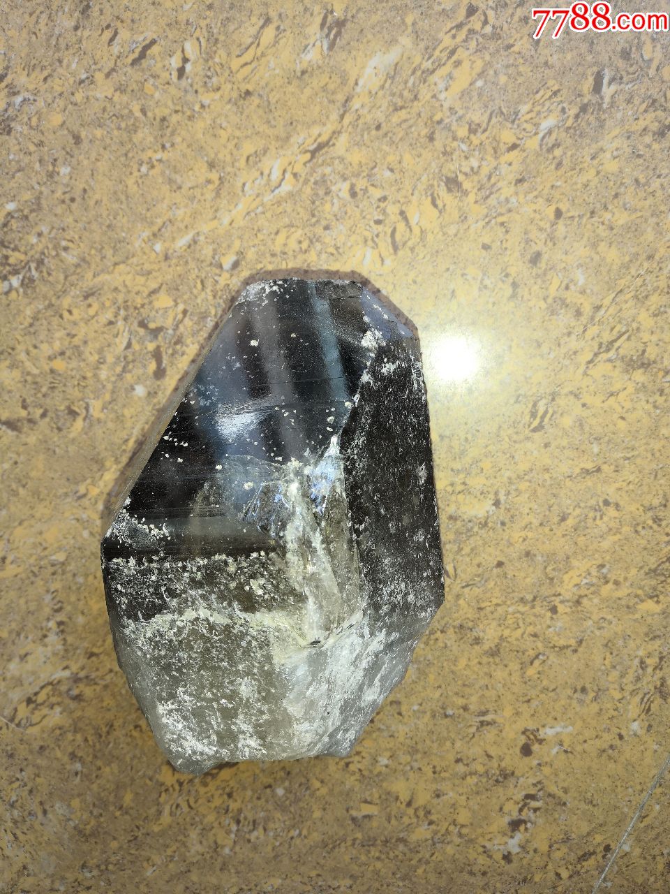 原石,天然墨水晶石