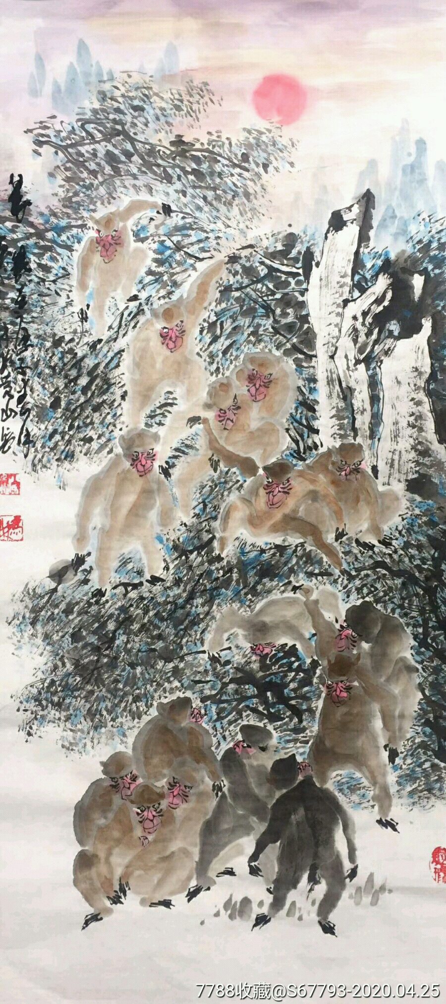 著名画家马林作品_花鸟国画原作_第7张_7788字画网