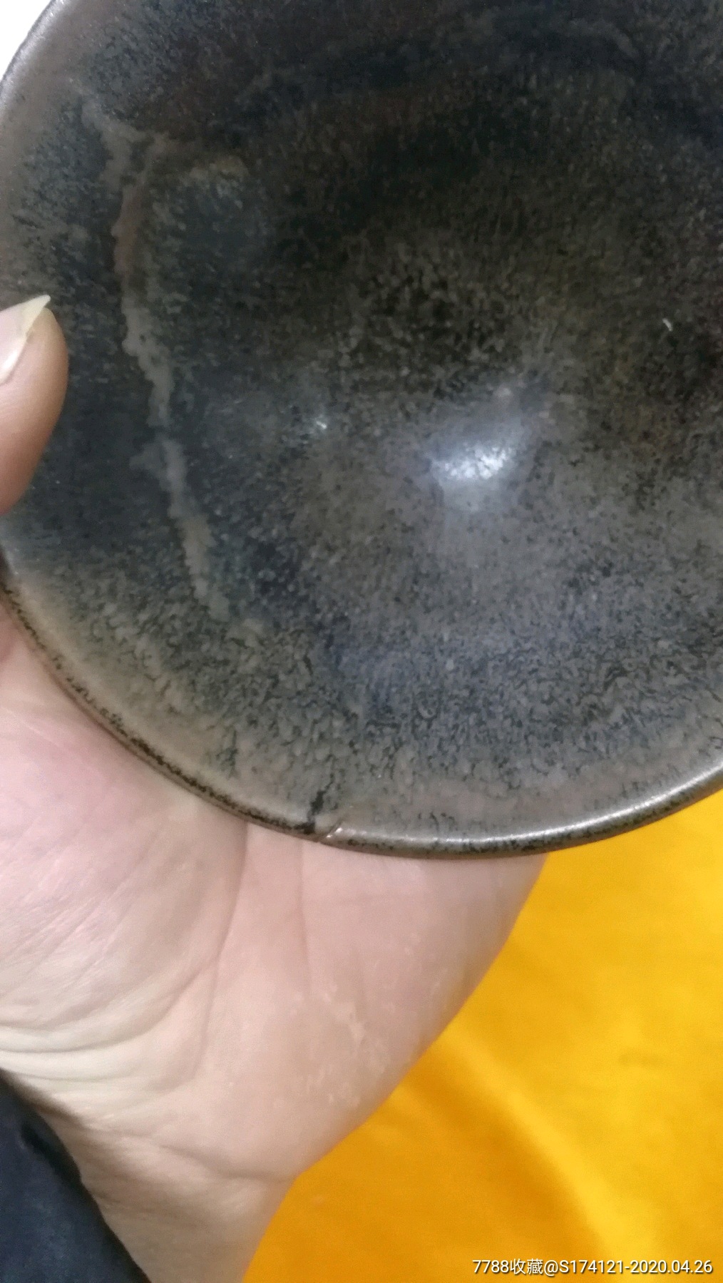 宋代建盏古瓷老窑福建黑碗老茶碗宋代古瓷老物件包老保真终身包老保真