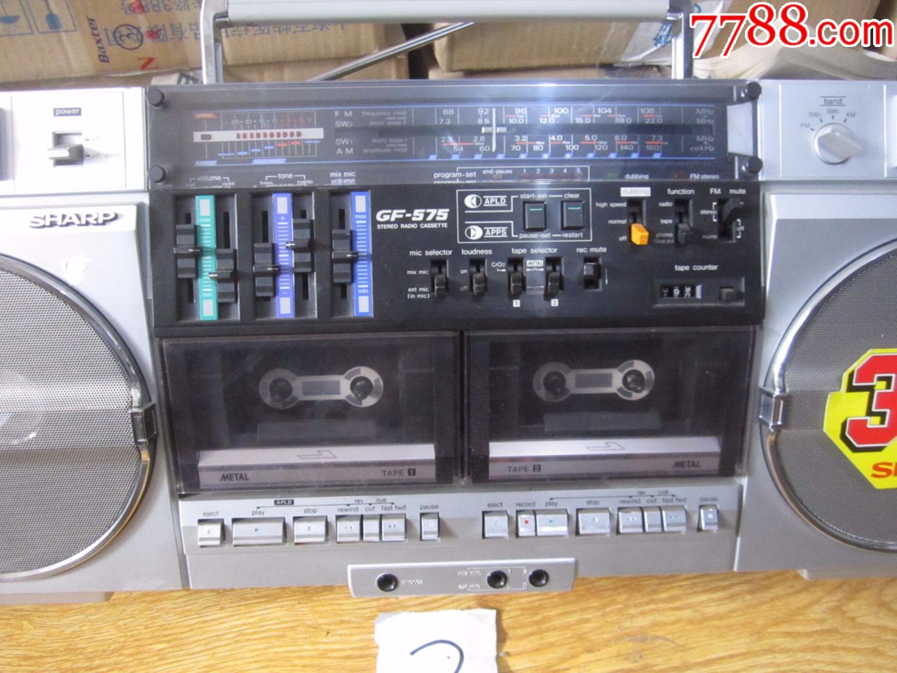 夏普gf一575zb双卡录音机