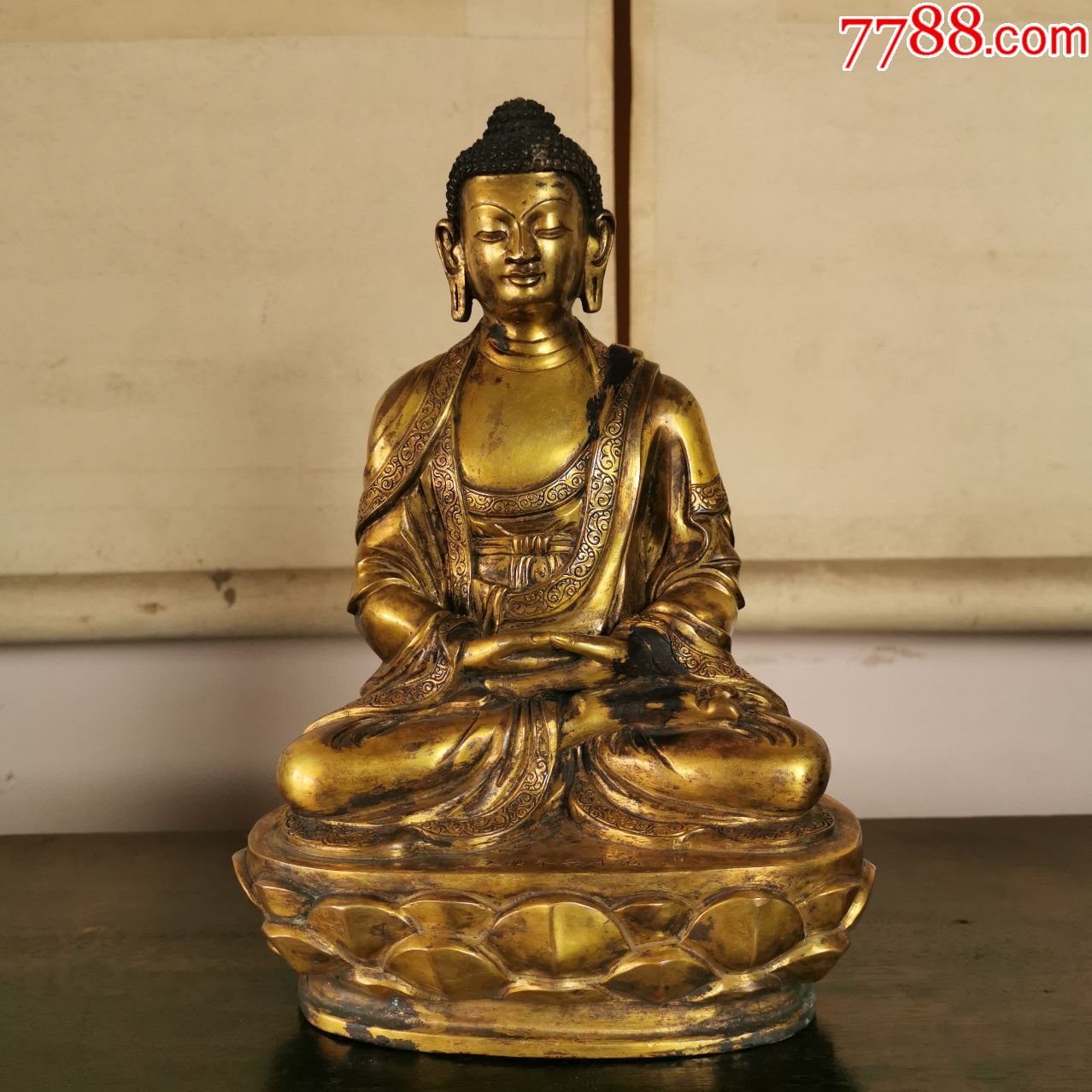 铜佛像神像释迦牟释迦摩尼阿弥陀佛药师佛尼泊尔三世佛