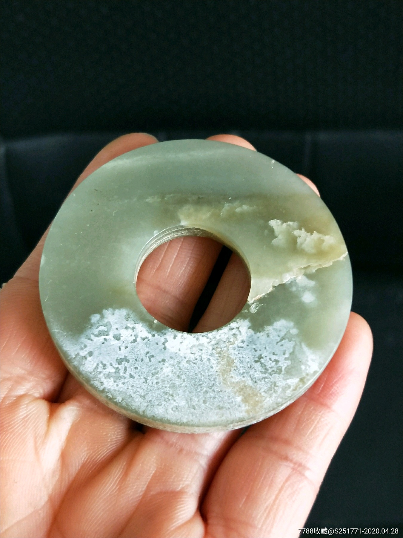明代素工玉璧