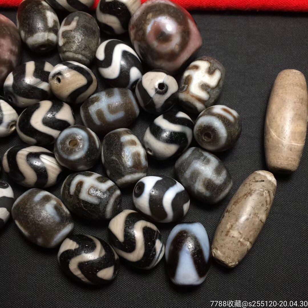 精品老料天珠虎牙天珠水波天珠万字天珠