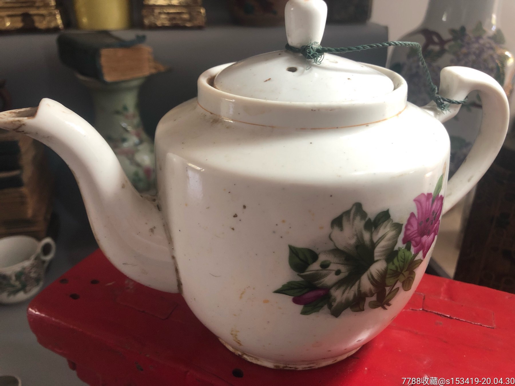 贴花全品茶壶老瓷器包老包邮