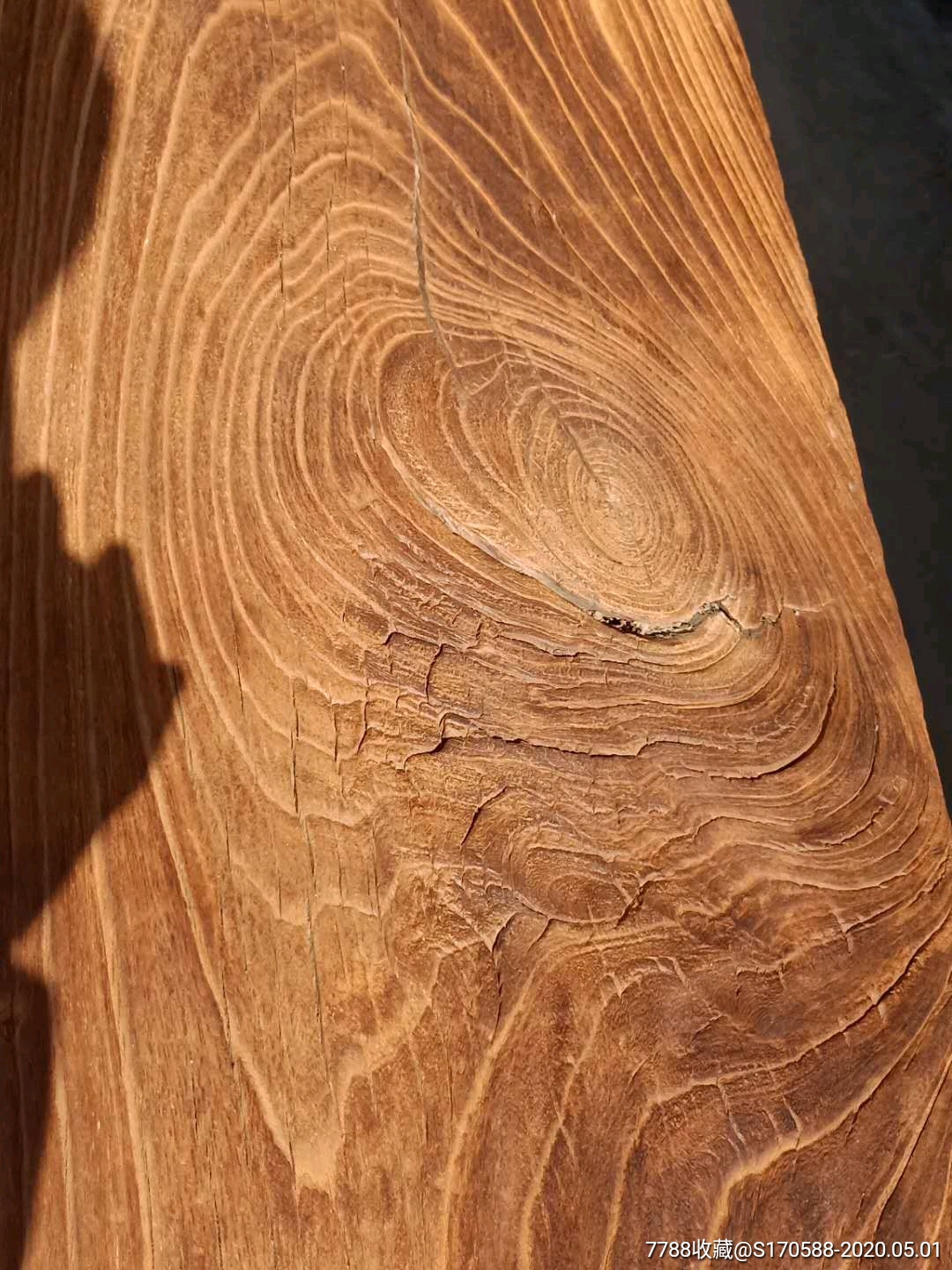 精品百年紫榆木风化随形大独板一块
