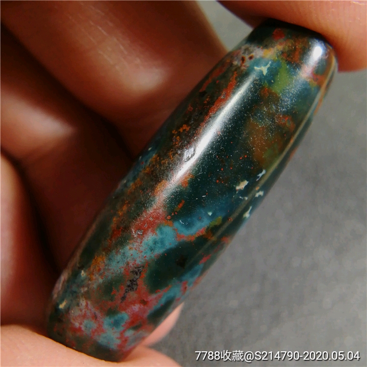 【特惠】藏传多彩泼墨朱砂爆满一眼靠山象雄天珠长38mm,玛瑙吊坠_价格