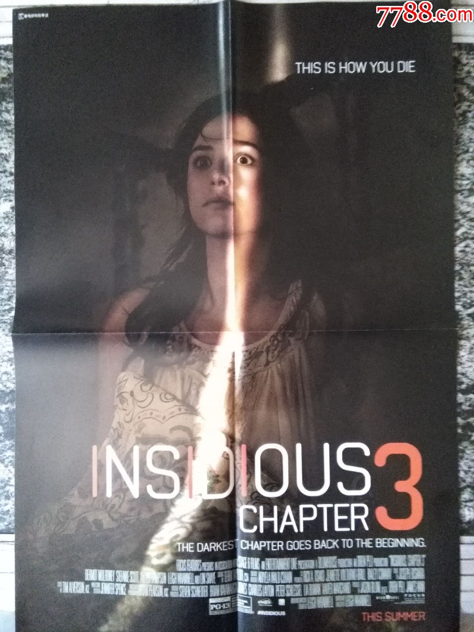 电影海报insidious(潜伏)反面avengers(4开(f3(20.5.