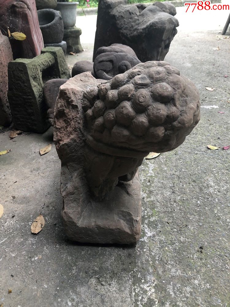 宋代石雕狮子