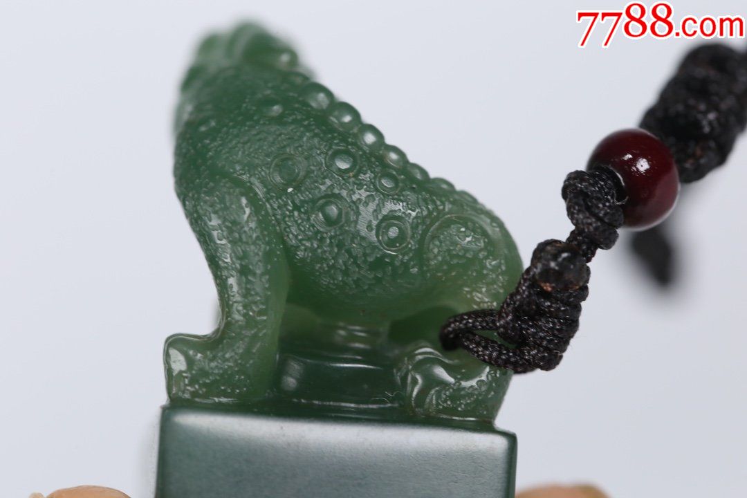 玩家旧藏寿山石金蟾印章