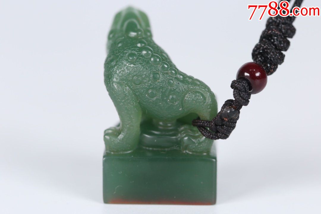 玩家旧藏寿山石金蟾印章