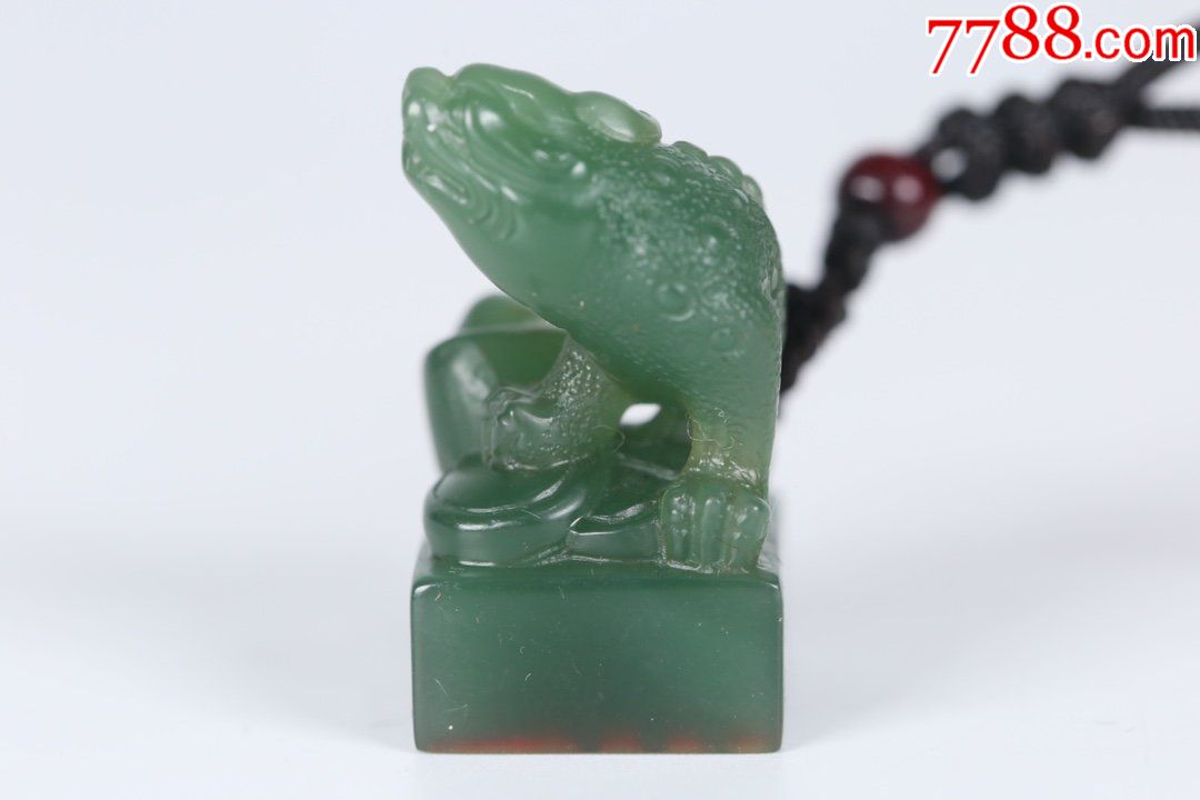 玩家旧藏寿山石金蟾印章