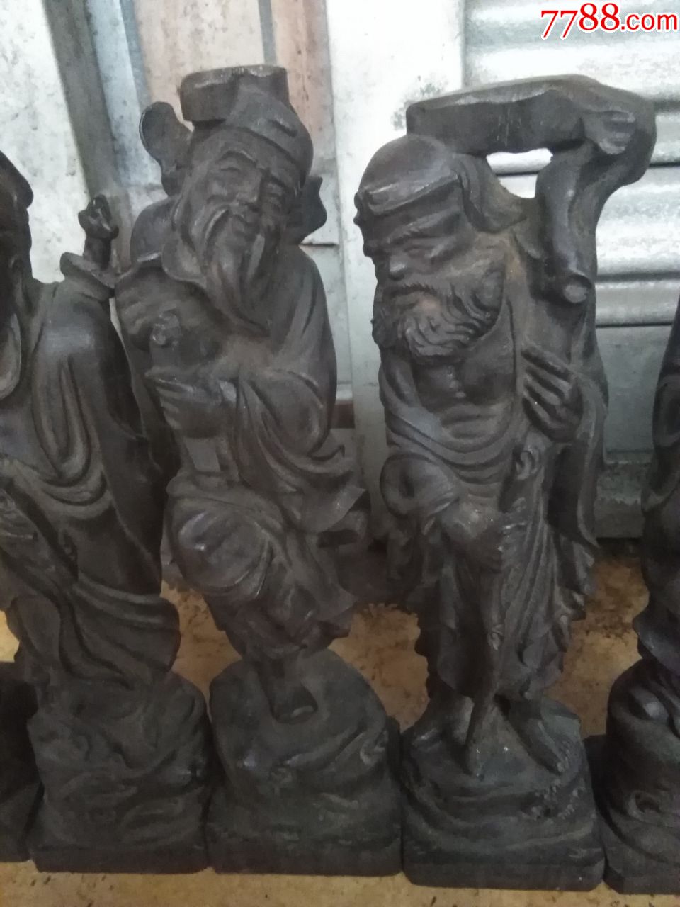 木雕八仙人物