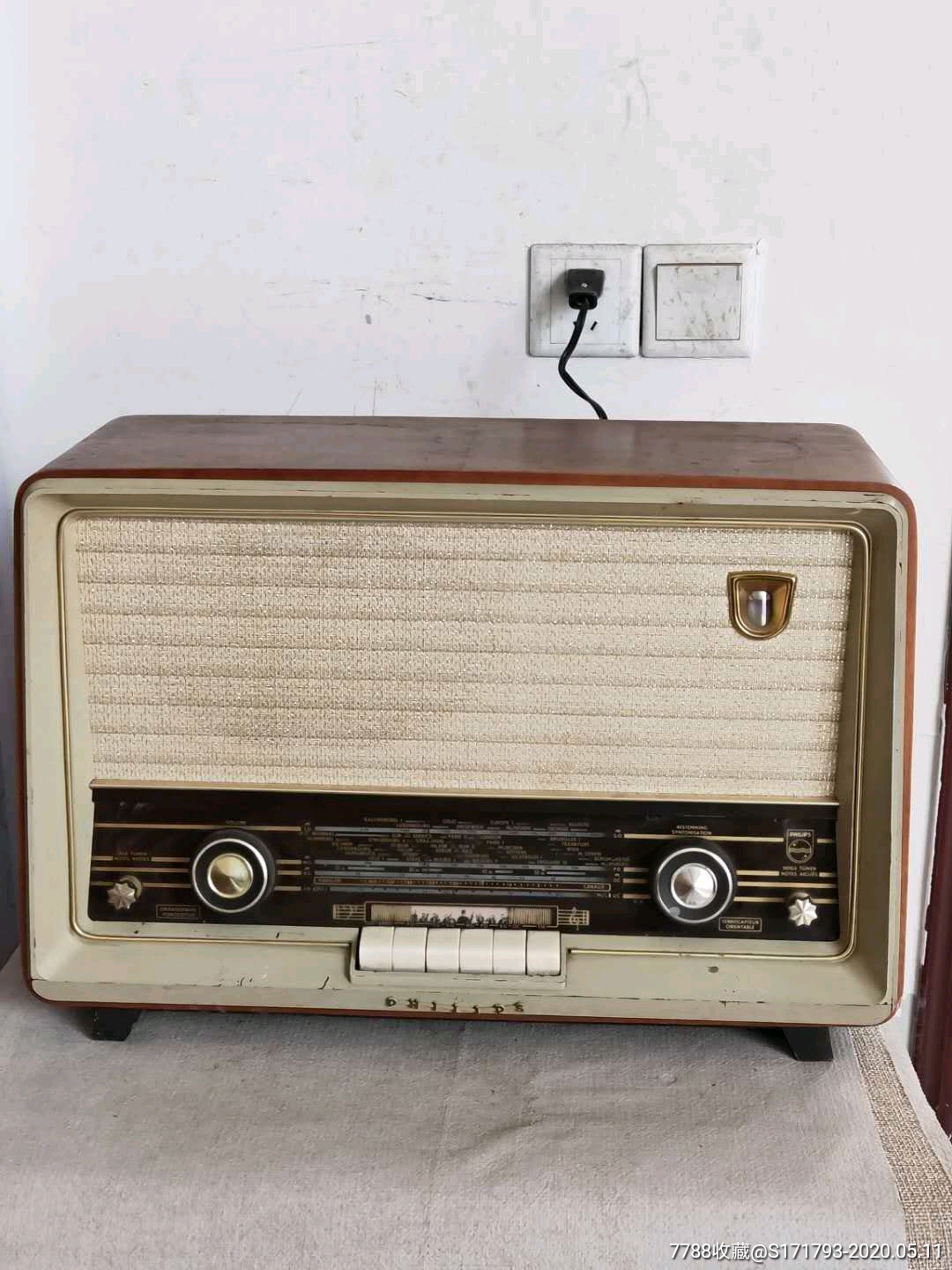民国时期进口 飞利浦 收音机