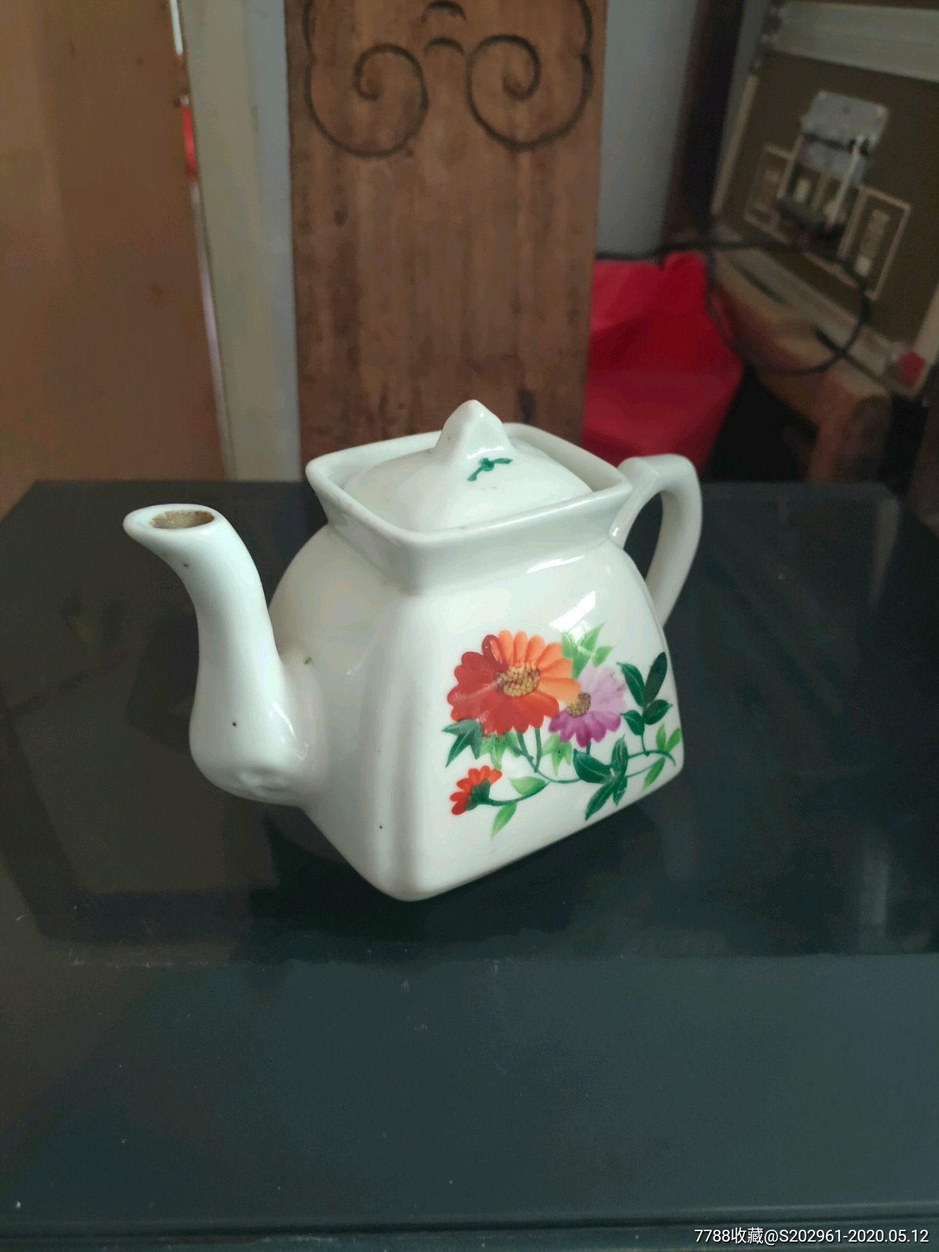 50年代一枝花茶壶