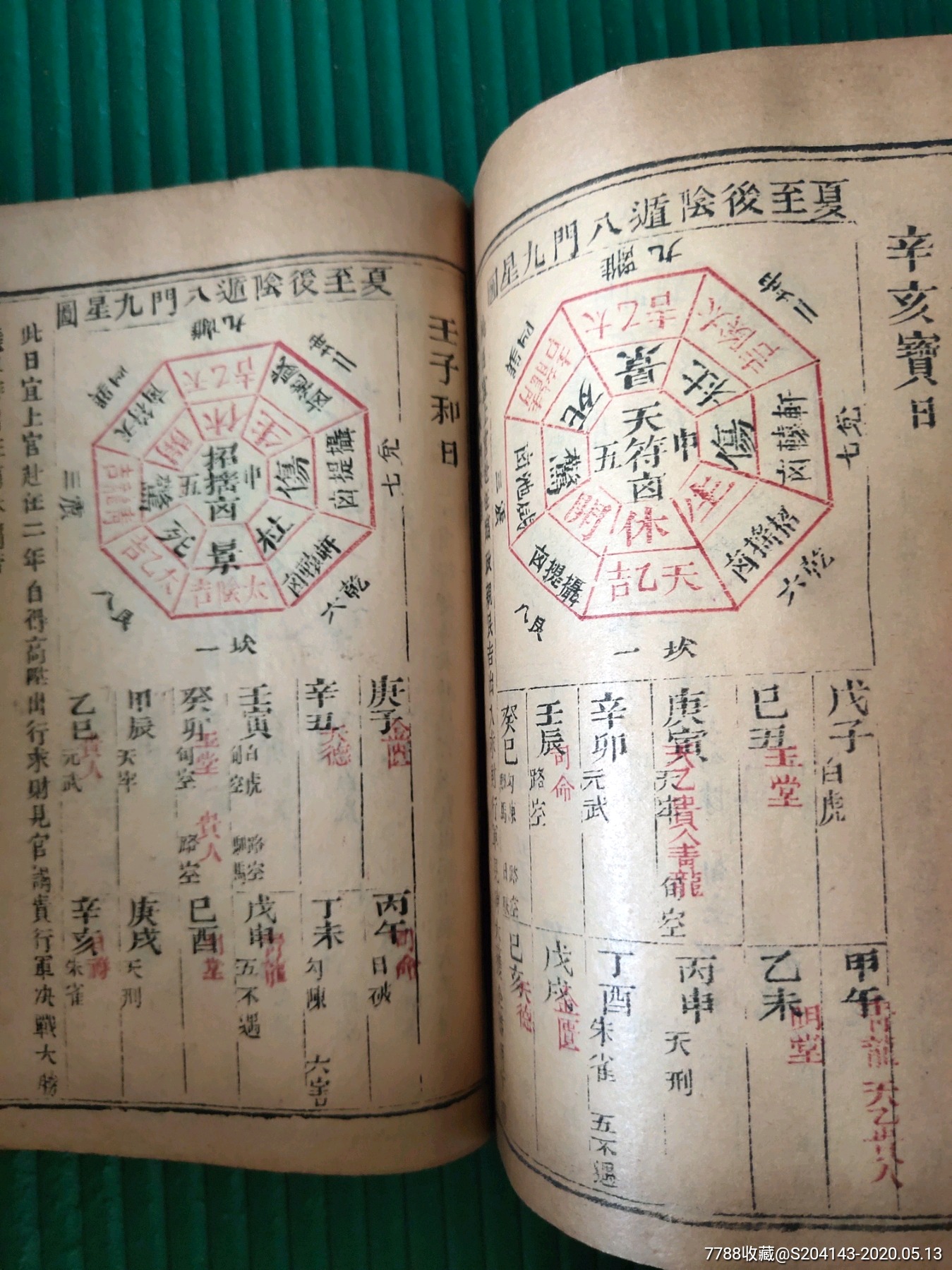 清代术数风水命理《增补取吉便览宝镜图都天滚盘珠要法》