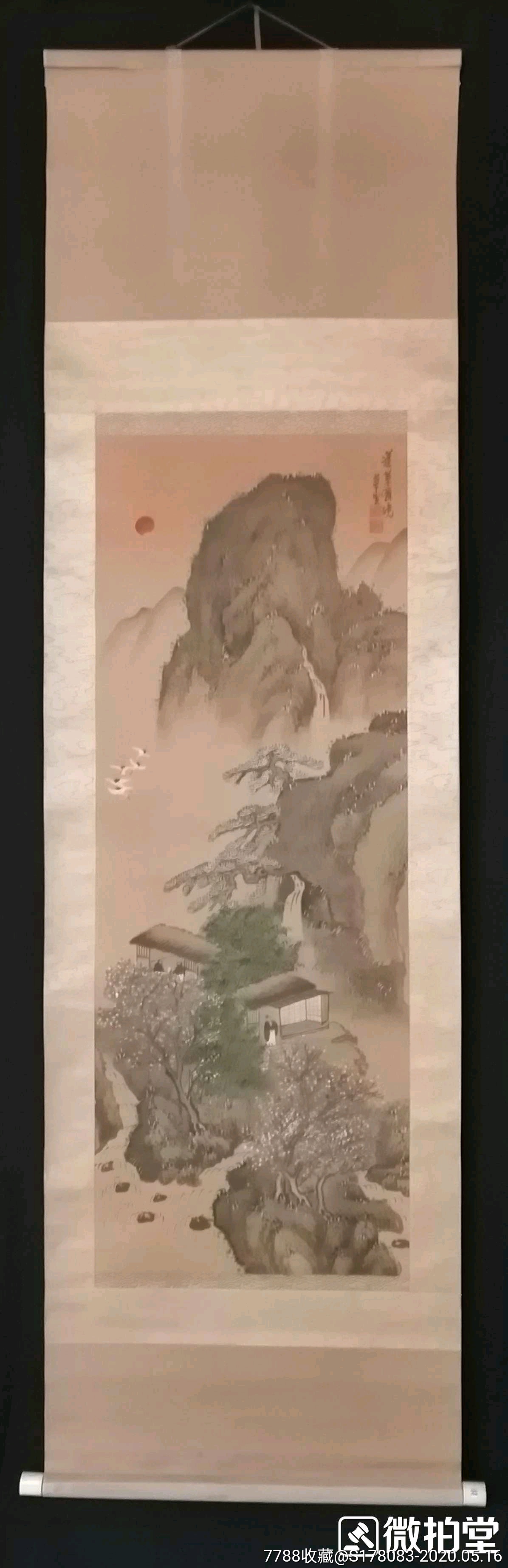 日本回流山水画