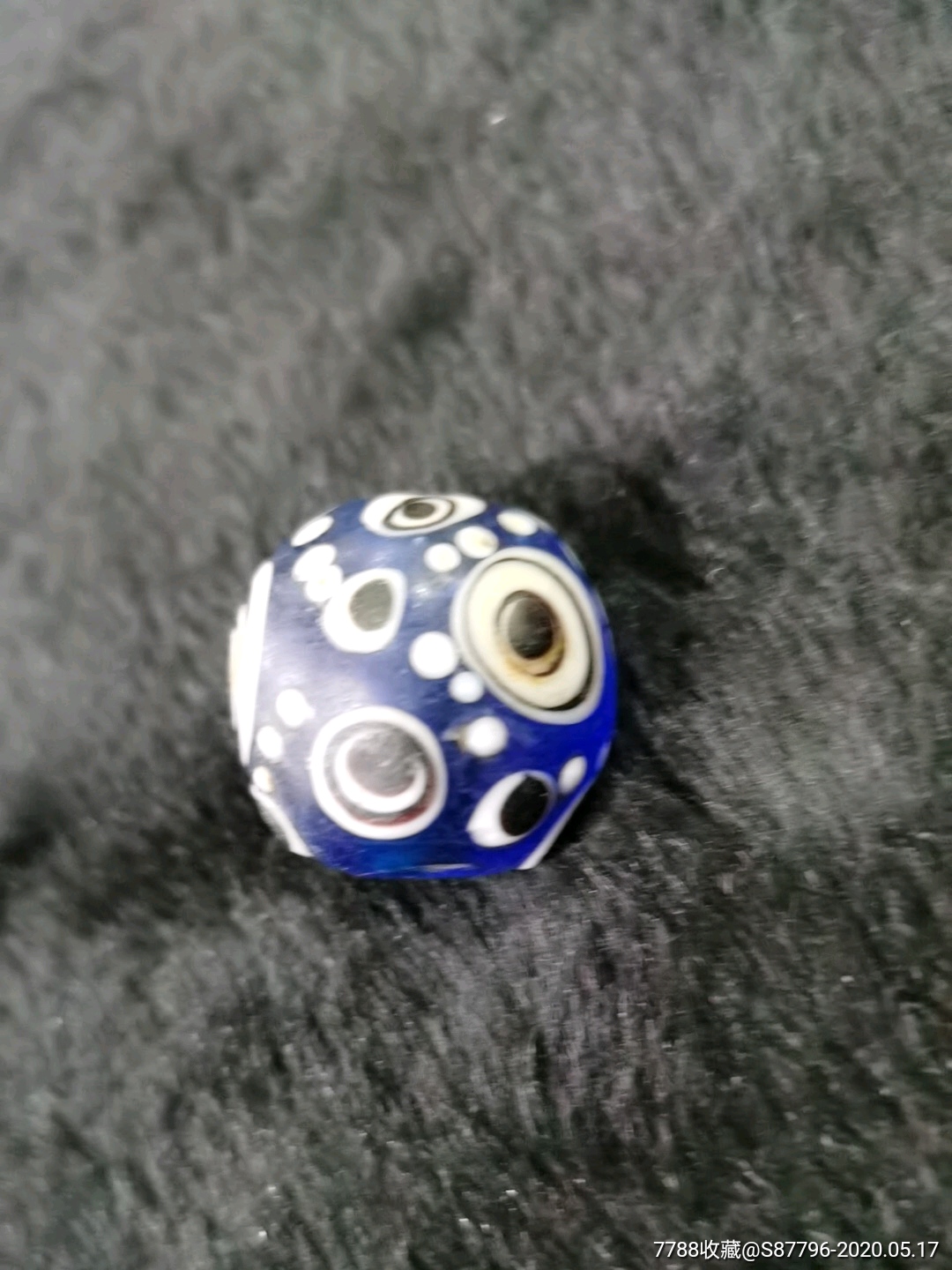 汉代时期蜻蜓眼琉璃珠