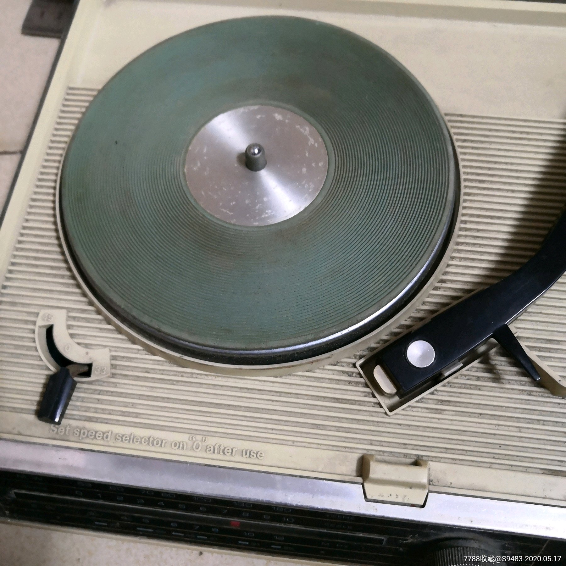 日产爱华留声机收音机八十年代便携式少见一体机_老唱机/留声机_第3张