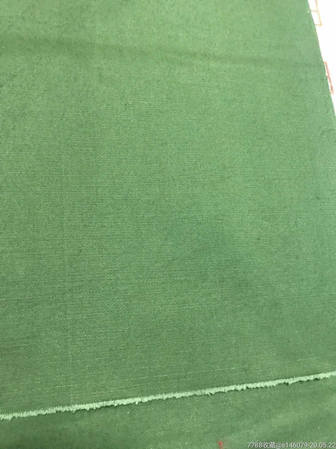 全新军绿纯棉布