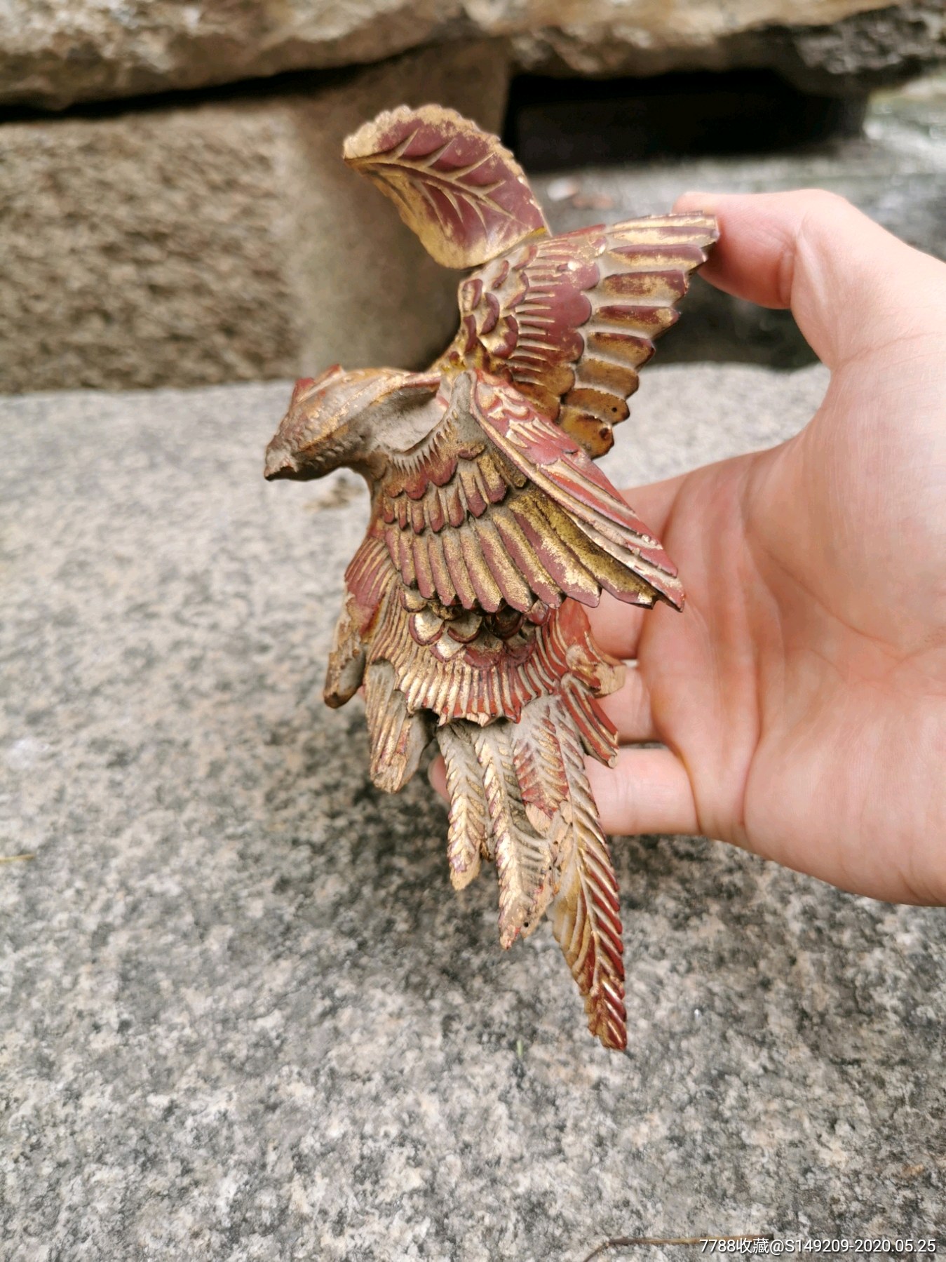木雕小鸟