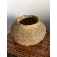 春秋陶印纹陶罐(se73370377)_7788旧货商城