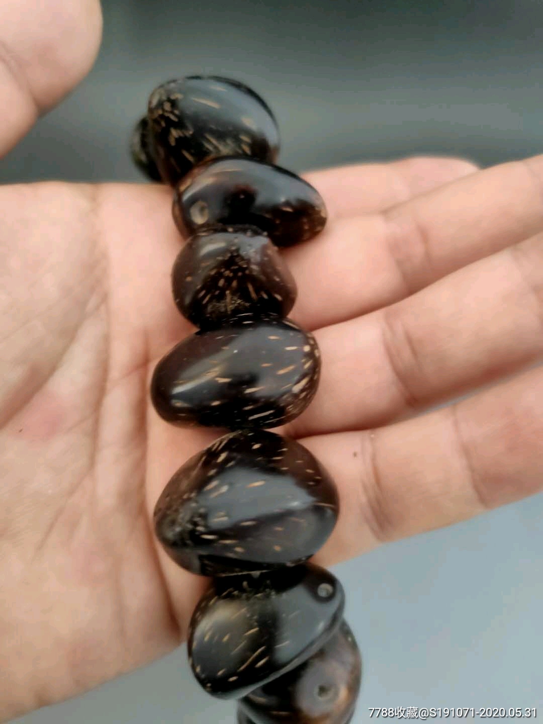 菩提子三眼手串,常戴好处多多,品相完整,实物如图