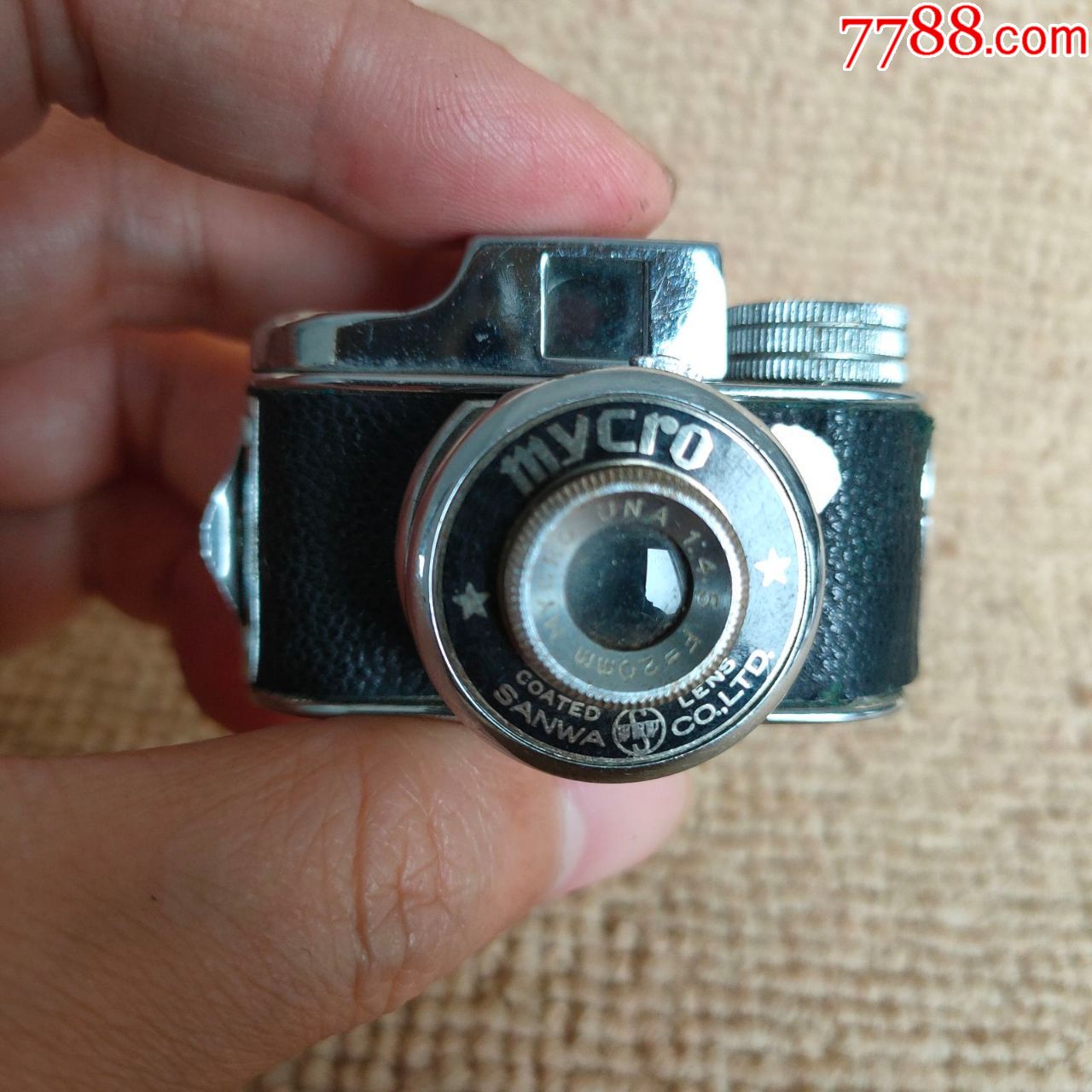 西洋新款古董收藏稀有迷你微型间谍胶卷相机故障机