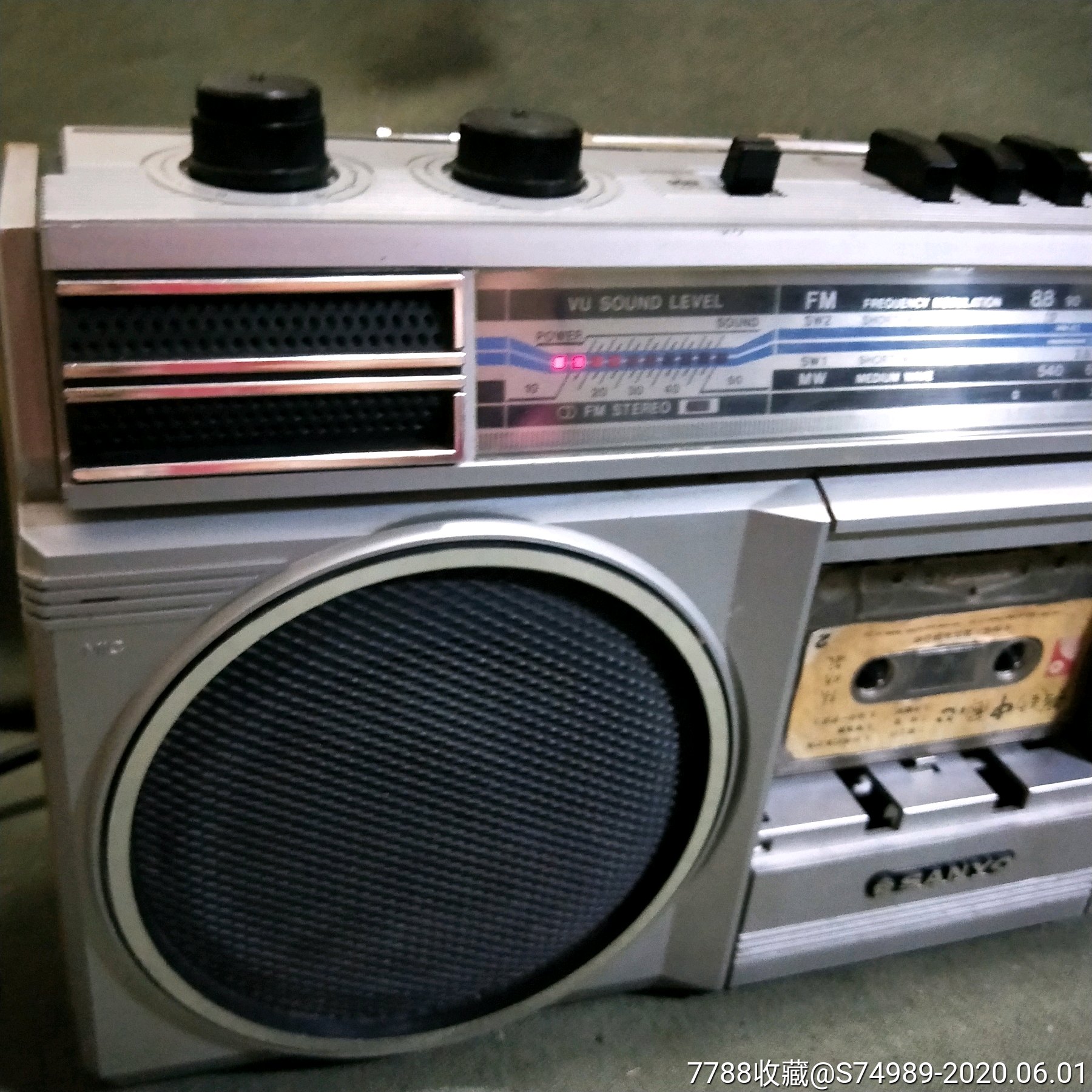 三洋录音机收录机磁带机调频收音机功能