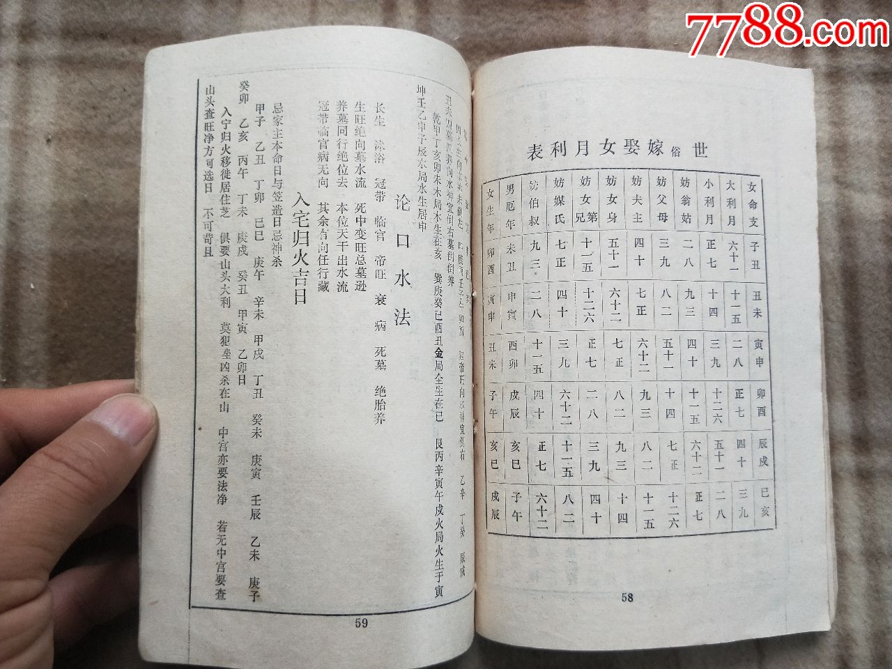 a10182【正宗斗首择日秘诀指南】,八十年代左右的