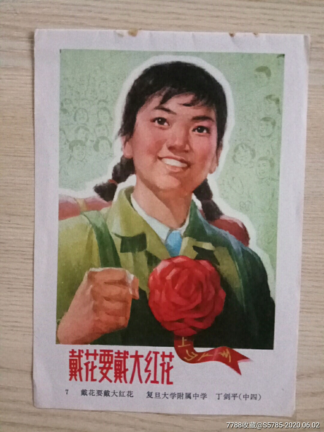 戴花要戴大红花(上山下乡女知青)--丁剑平作