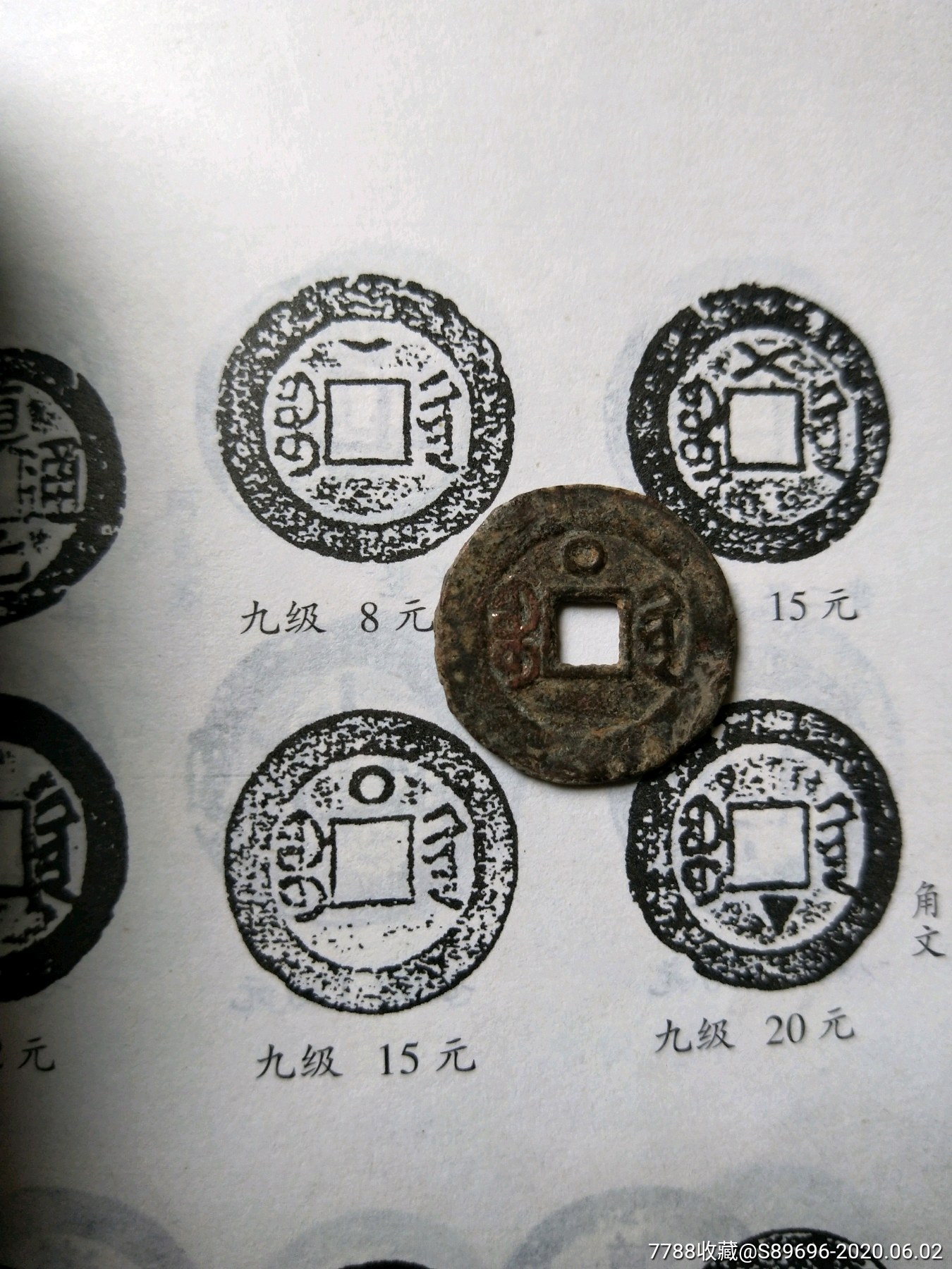 道光通宝背上圈