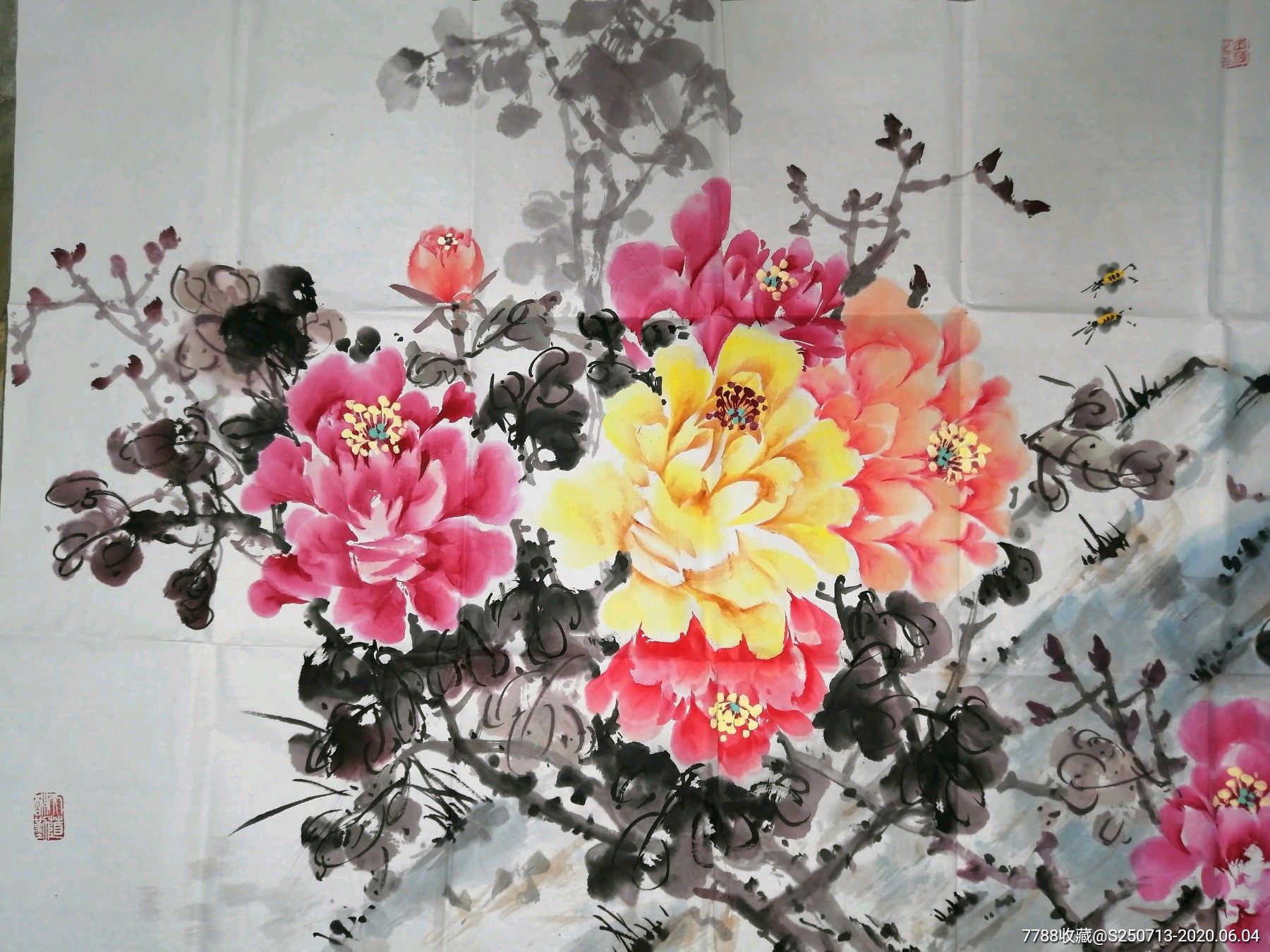 四尺横幅牡丹