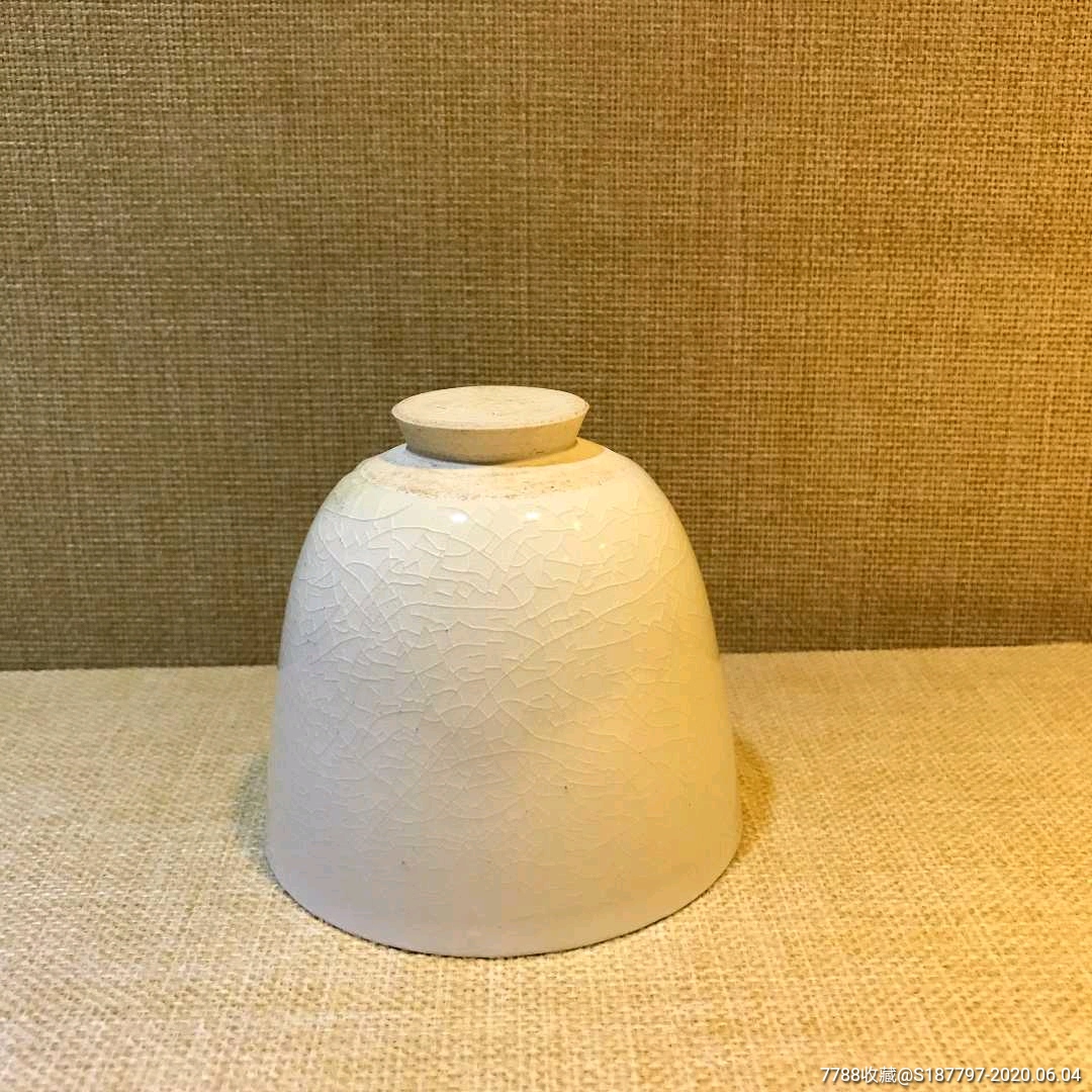 隋代巩县窑白釉细路盏-单色白瓷-7788收藏__收藏热线