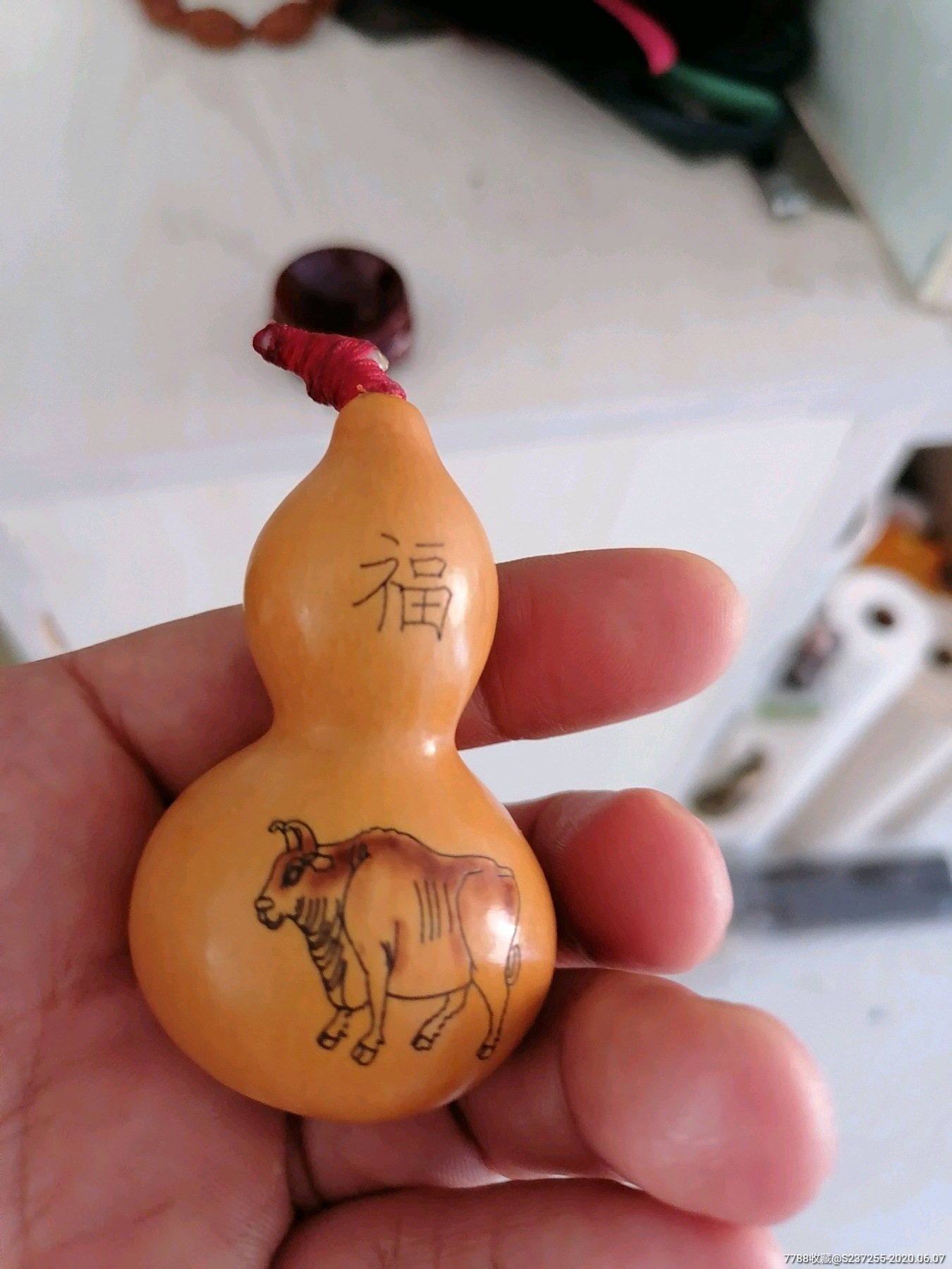 生肖牛手把件_手捻葫芦/葫芦制品_结识爱钱者【7788