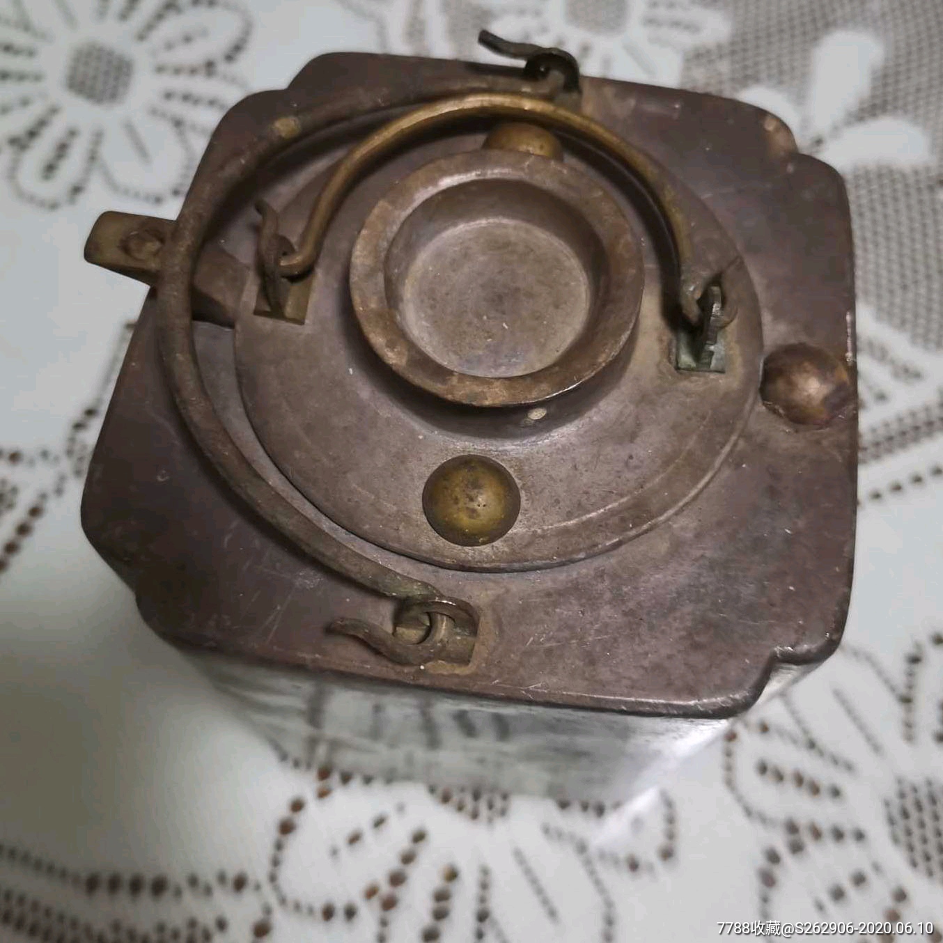 清代老锡壶同昌自造款三山街口白锡茶壶提梁壶古玩特殊锡器