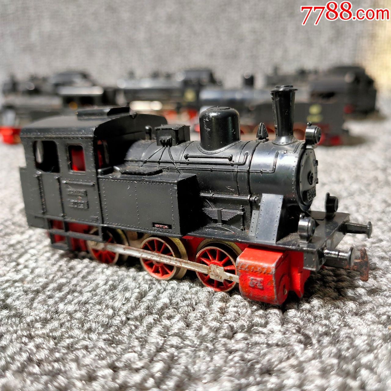德国马克林蒸汽火车头模型带马达老式蒸汽机模型收藏摆件