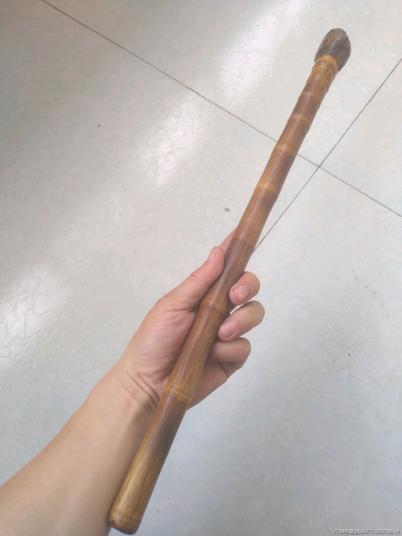 包铜竹节烟杆