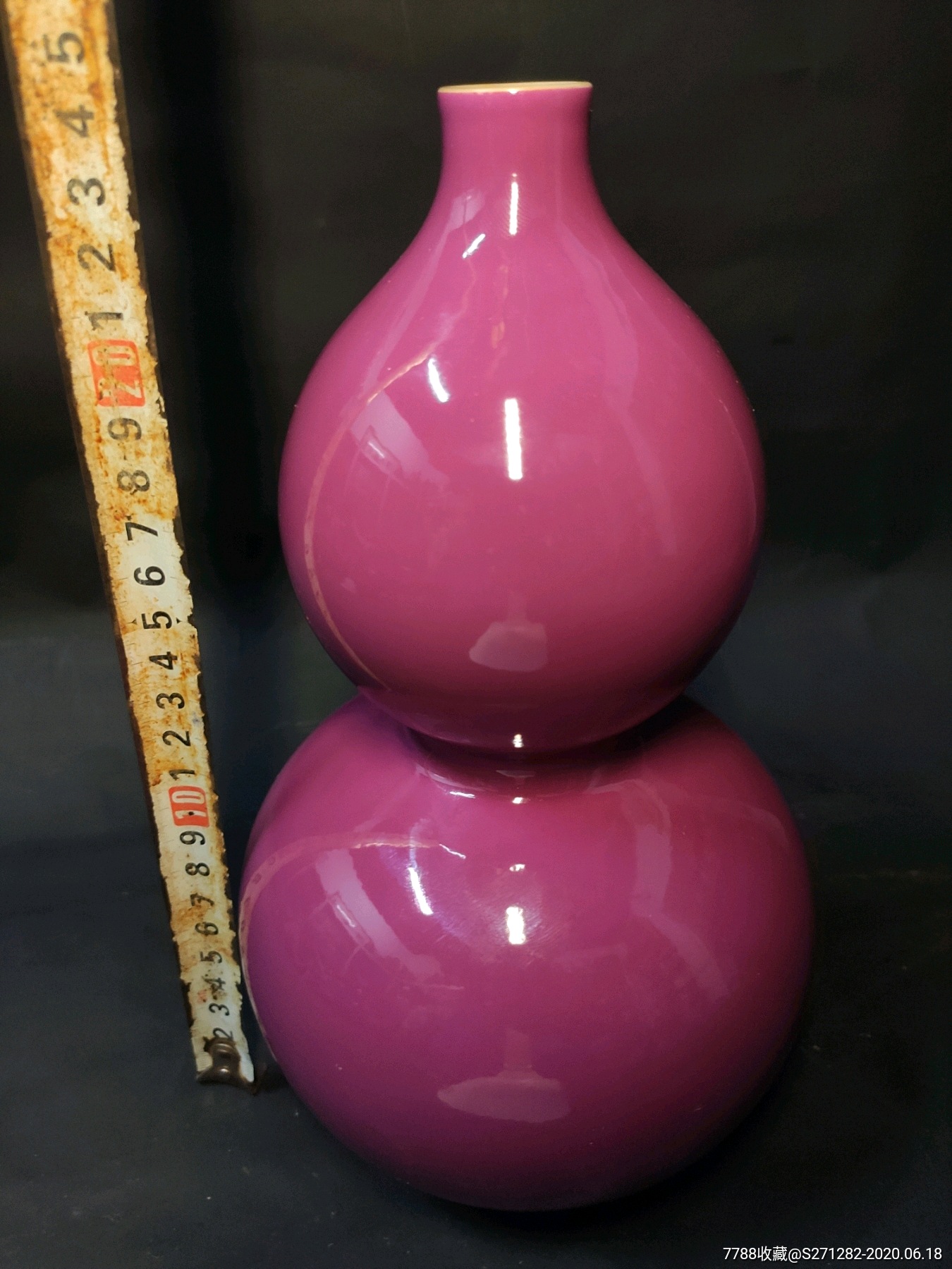 红釉葫芦瓶一对_红釉瓷【夫禄斋】_第7张_7788瓷器