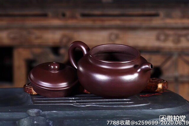 宜兴紫砂壶原矿紫茄泥【仿古,紫砂壶,21世纪10年代,紫泥,紫铜,其他