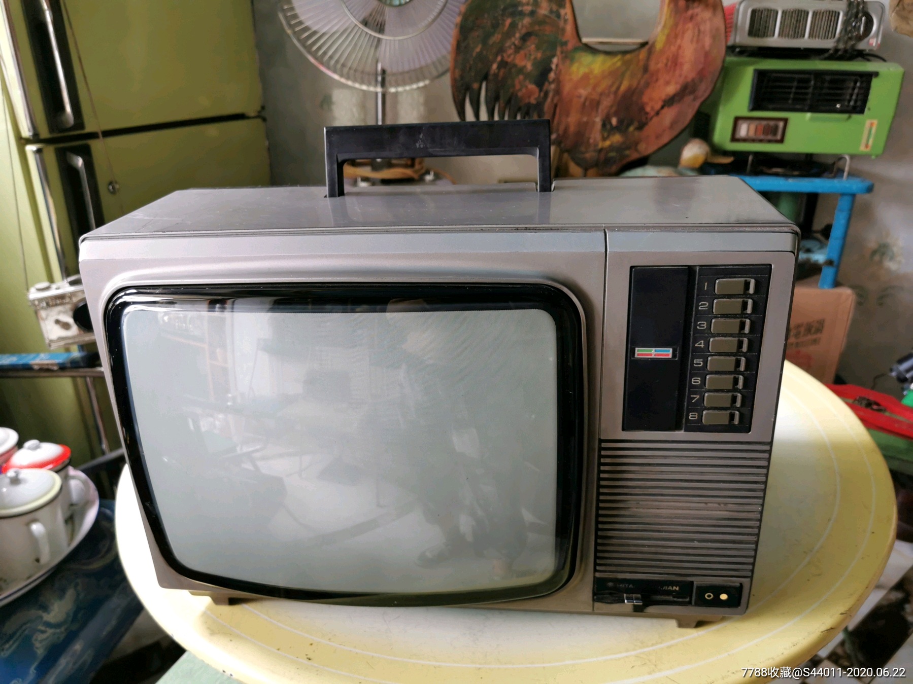 7080年代日立四色电视机,老家电