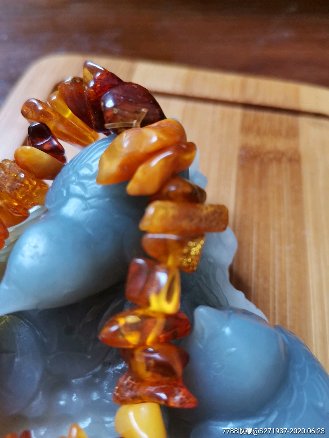 正宗丹麦蜜蜡全天然蜜蜡随型手串