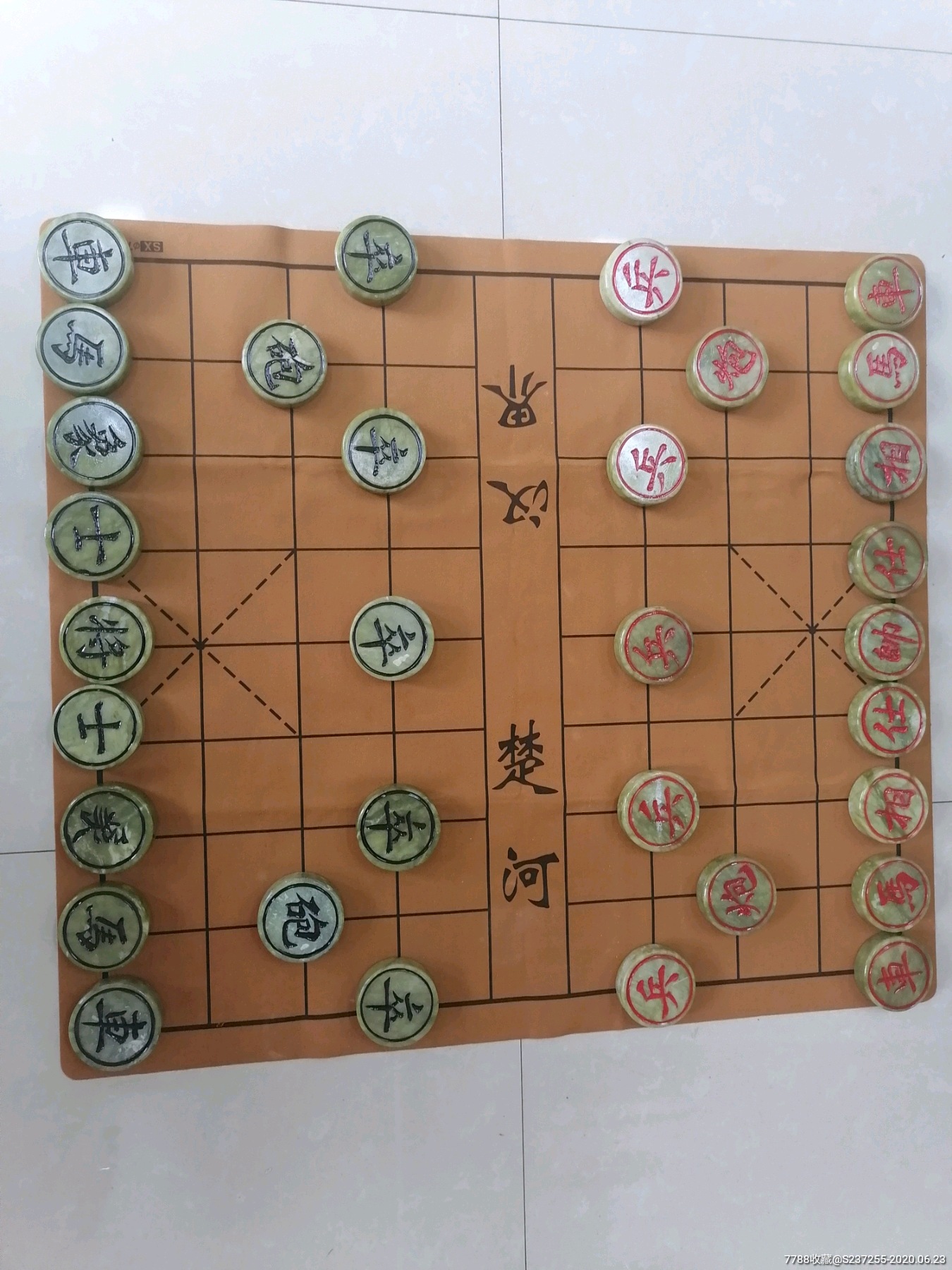 纯手工玉石象棋