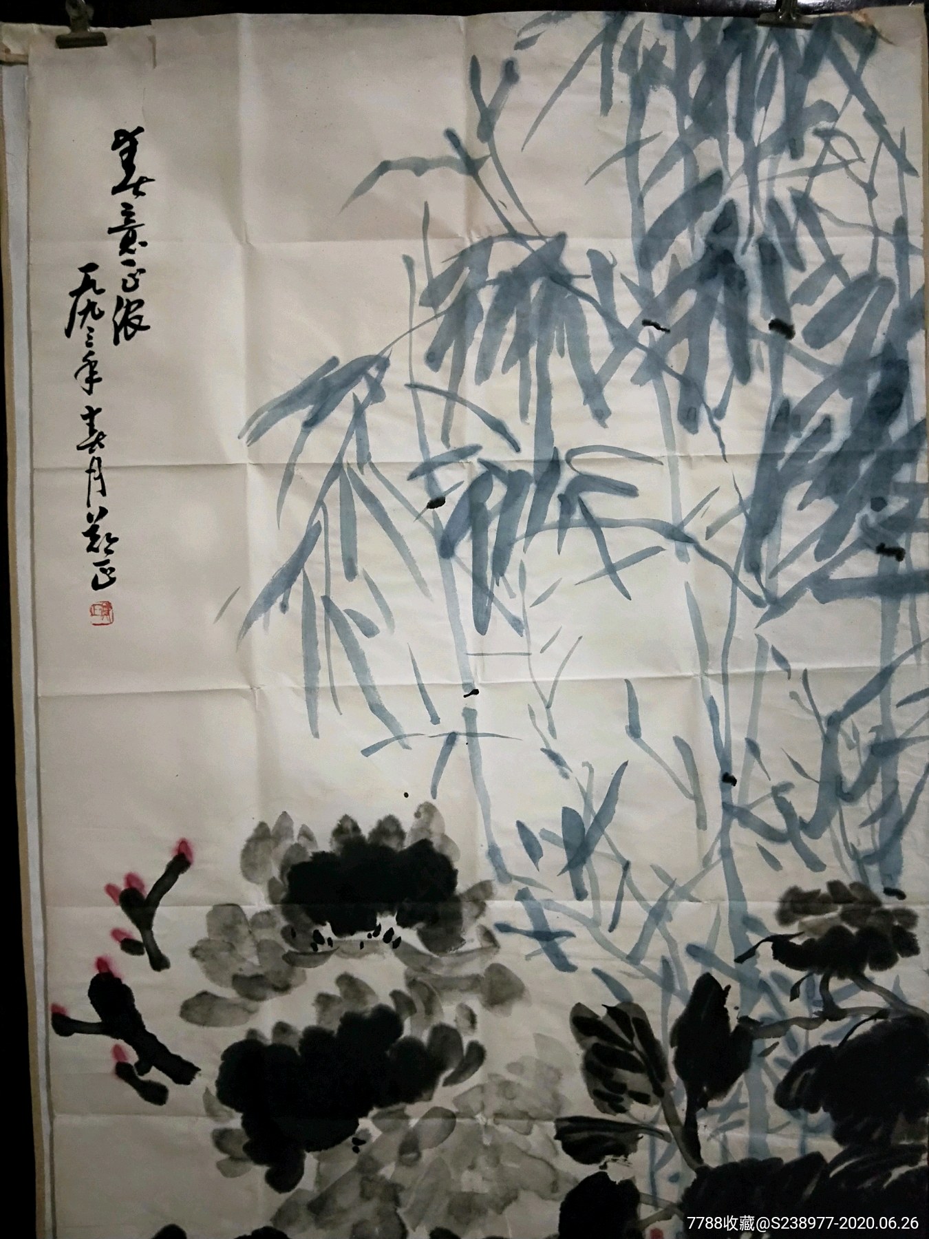 郑正:68*136/厘米_花鸟国画原作_草根缘收藏馆【7788书画网】
