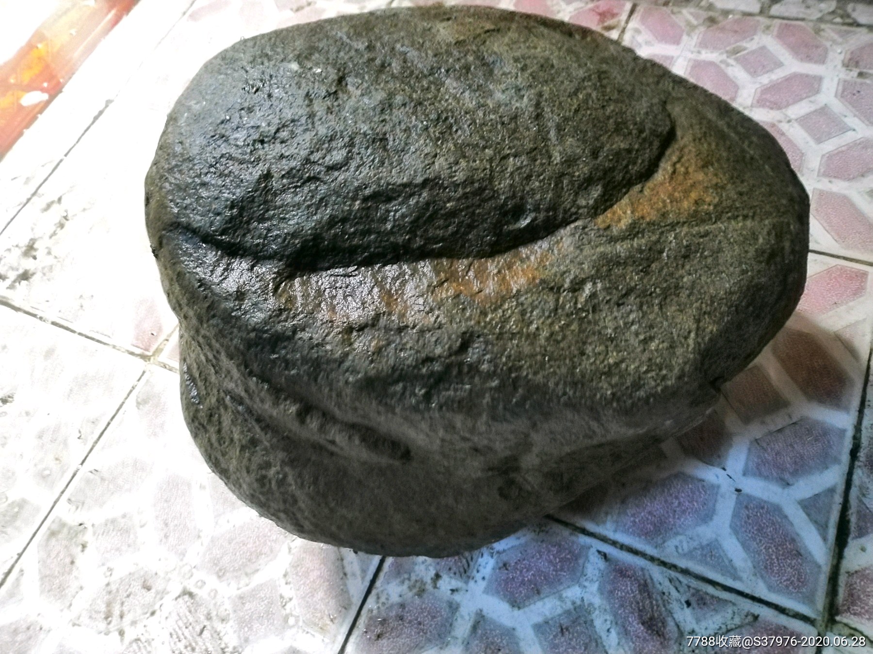 老石头雕,青桃