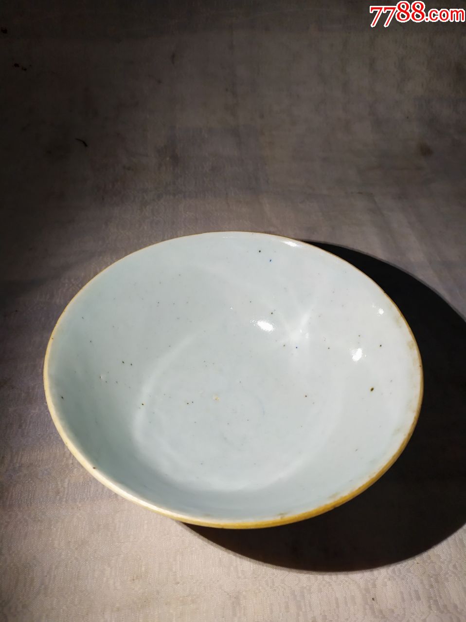 5886清代豆青釉大碗