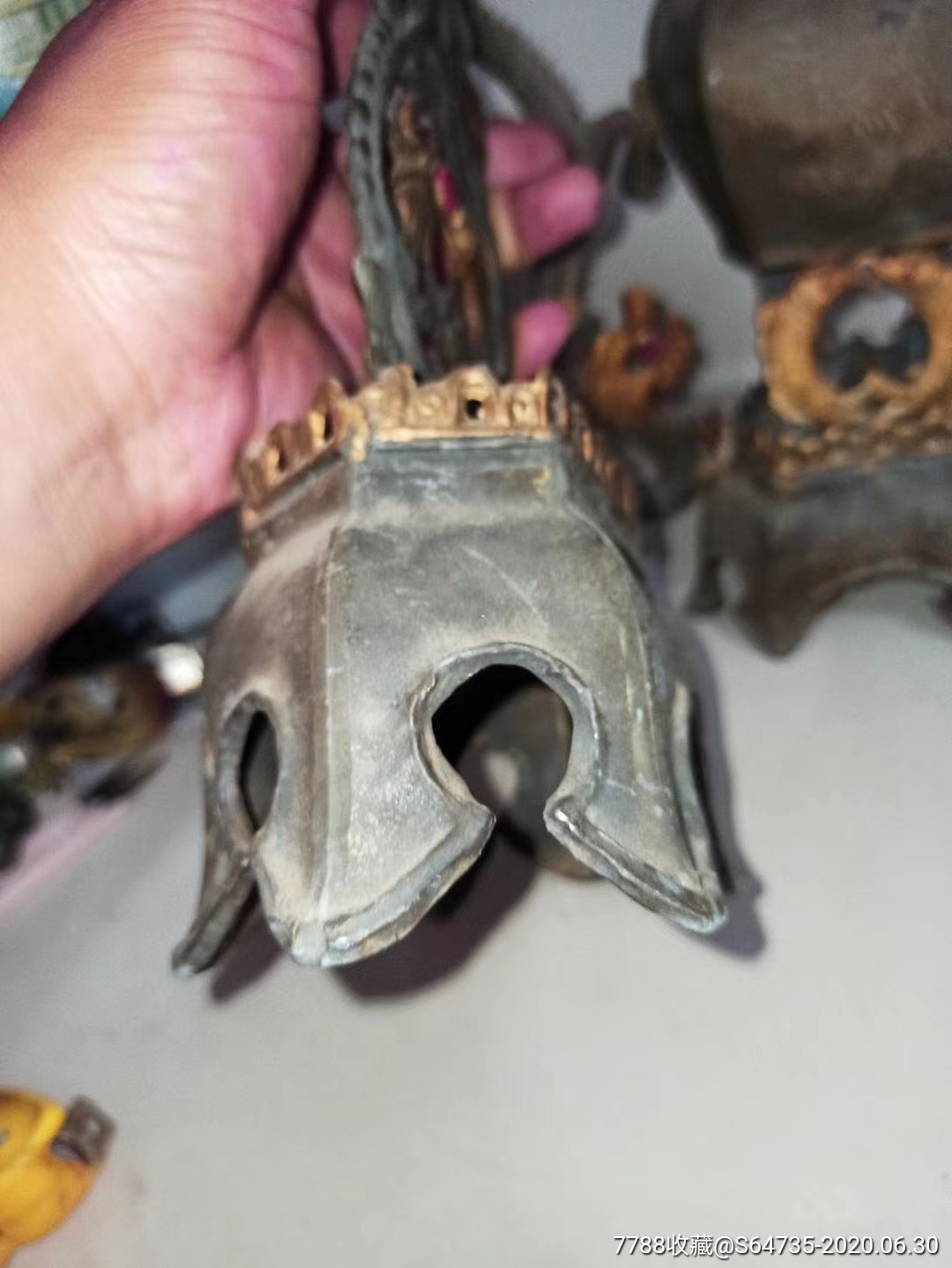 少见的老锡供器一套