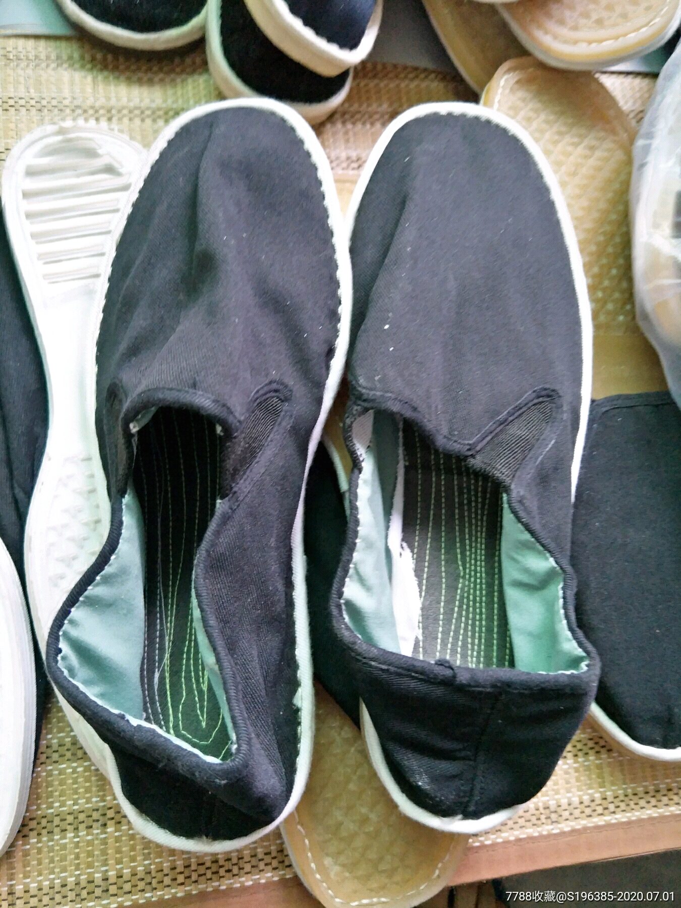 塑料底底布鞋