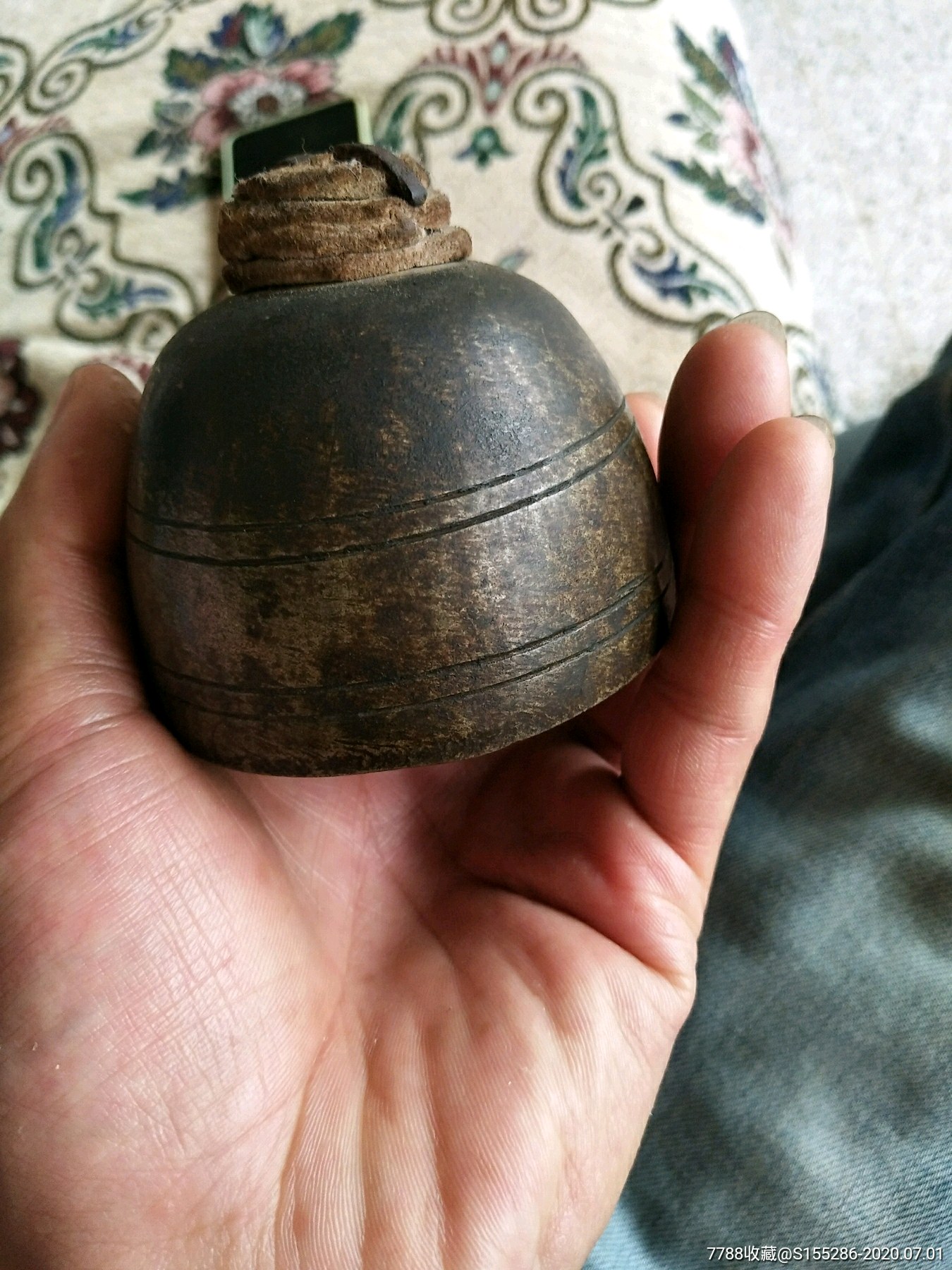 清代大号白铜厚重铃铛,铜铃/铃铛,铜铃铛,元明清,白铜_第5张_7788书法
