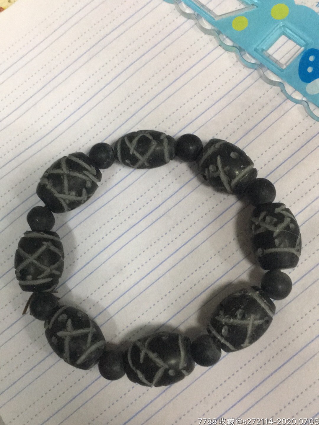 纯手工打磨的石头手串